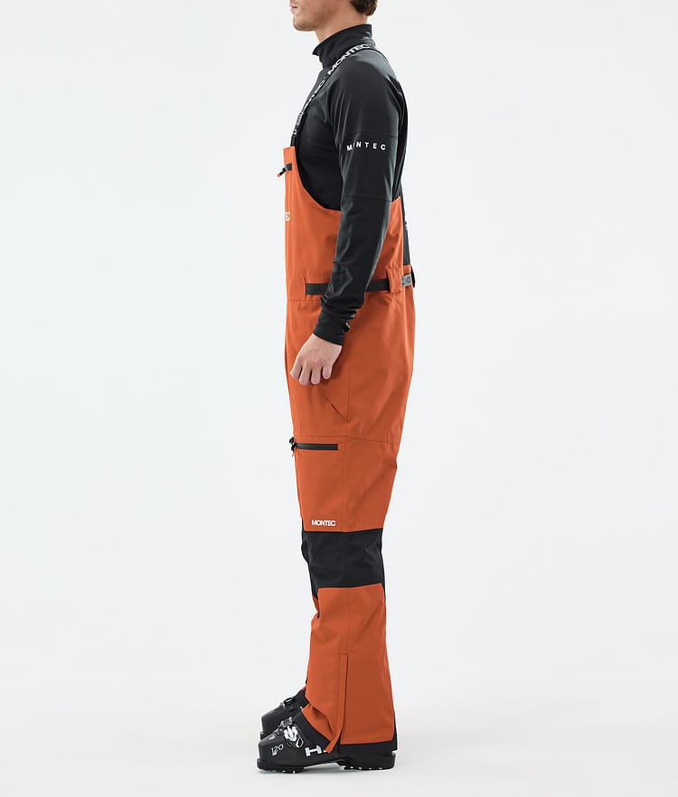 Montec Arch Ski Pants Men Burned Orange/Black, Image 3 of 7