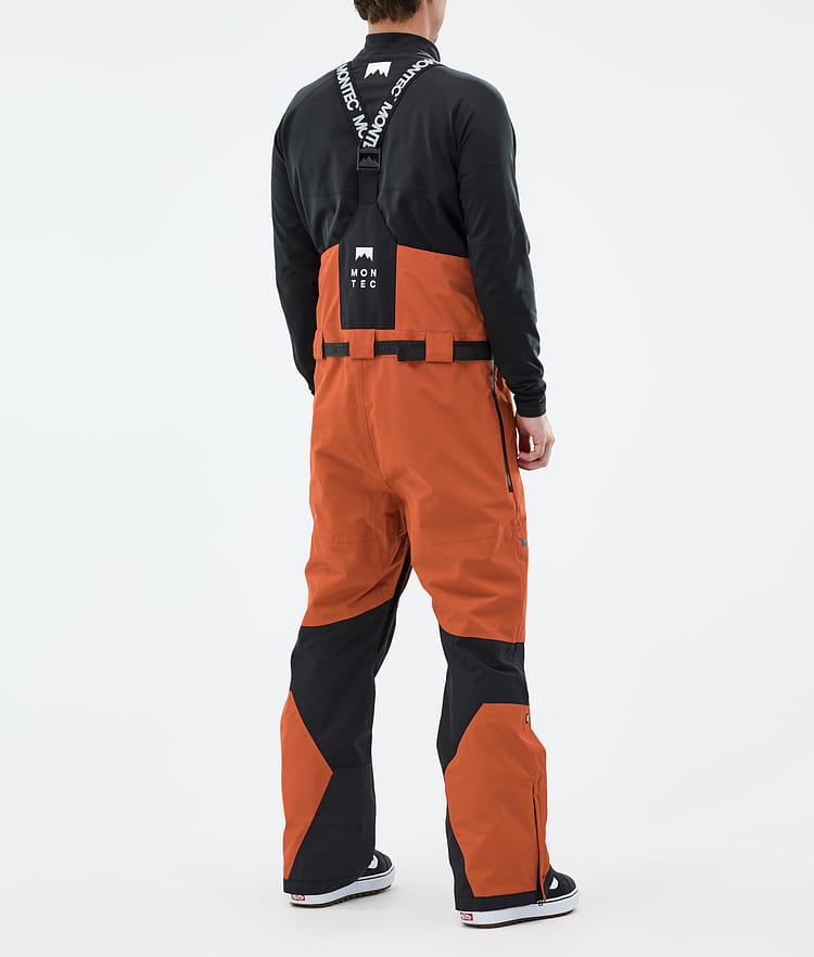 Montec Arch Snowboardhose Herren Burned Orange/Black, Image 4 of 7