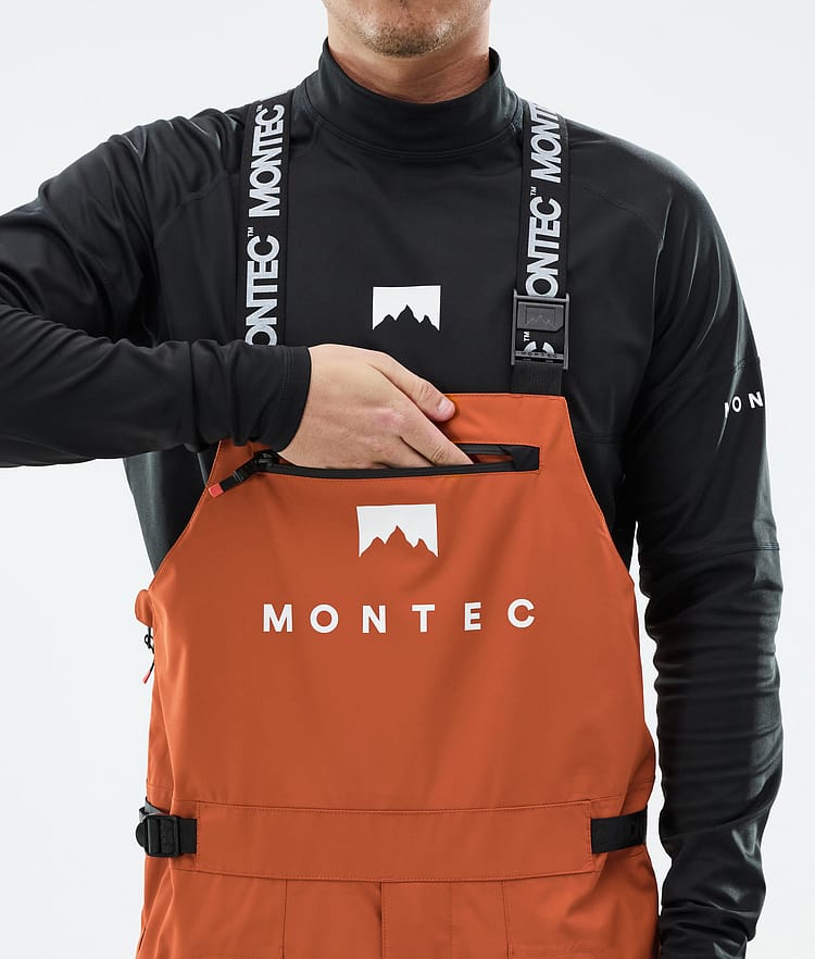 Montec Arch Snowboardhose Herren Burned Orange/Black, Image 6 of 7