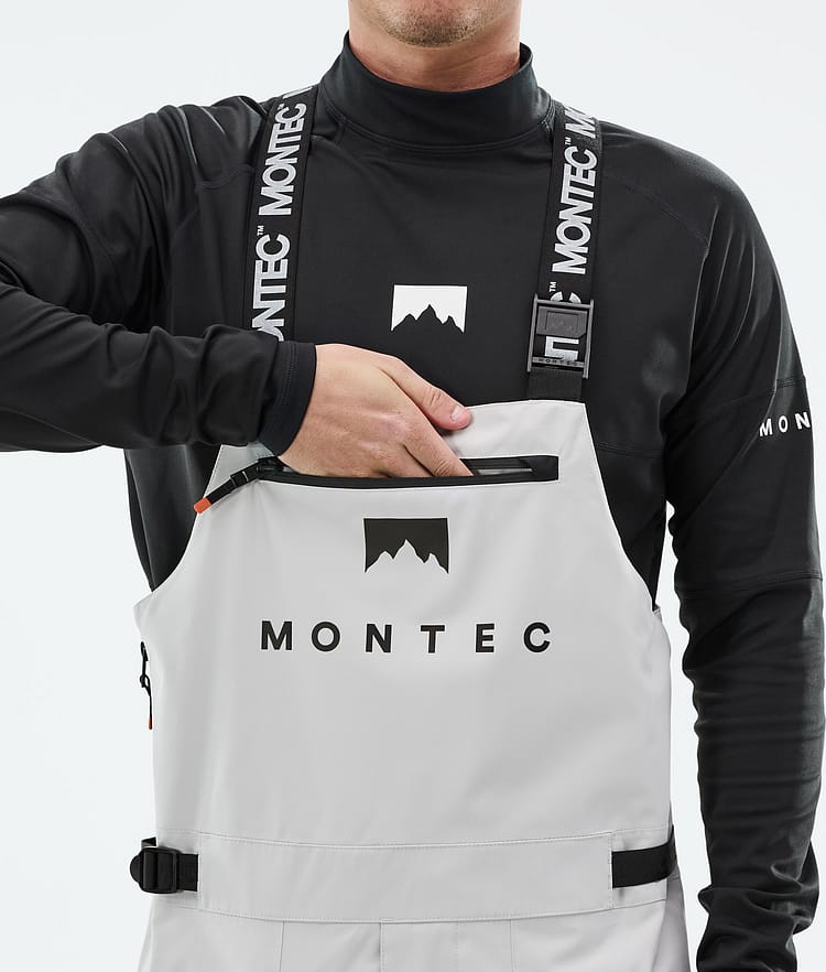 Montec Arch Snowboard Pants Men Light Grey/Black, Image 6 of 7