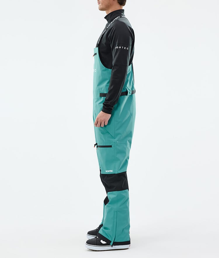 Montec Arch Snowboard Pants Men Turquoise/Black, Image 3 of 7