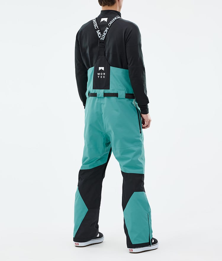 Montec Arch Snowboard Pants Men Turquoise/Black, Image 4 of 7