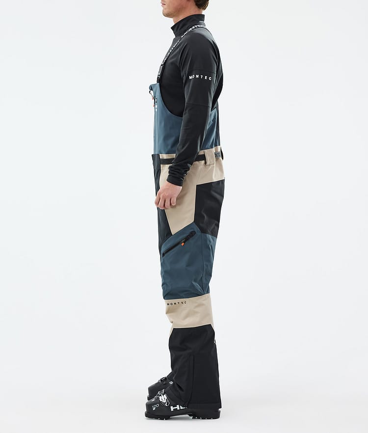 Dozer Pantalon de Ski Homme Metal Blue/Black/Sand, Image 3 of 7