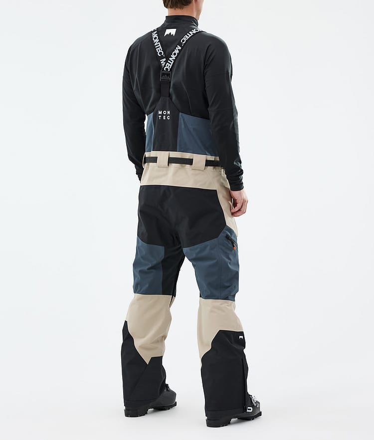Dozer Pantalon de Ski Homme Metal Blue/Black/Sand, Image 4 of 7