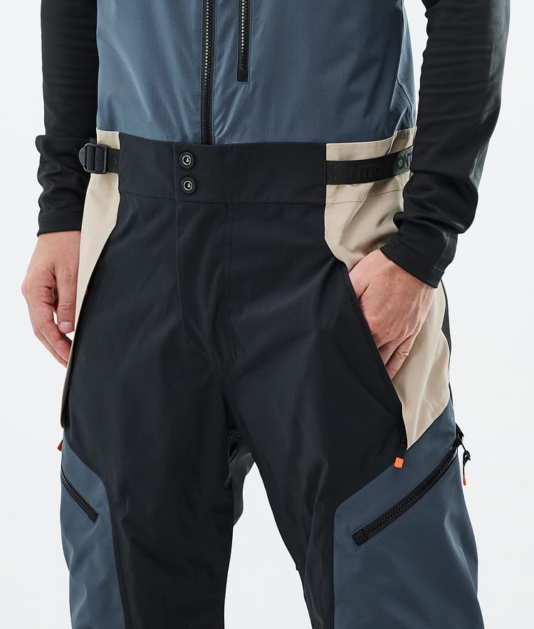 Dozer Pantalon de Ski Homme Metal Blue/Black/Sand, Image 5 of 7