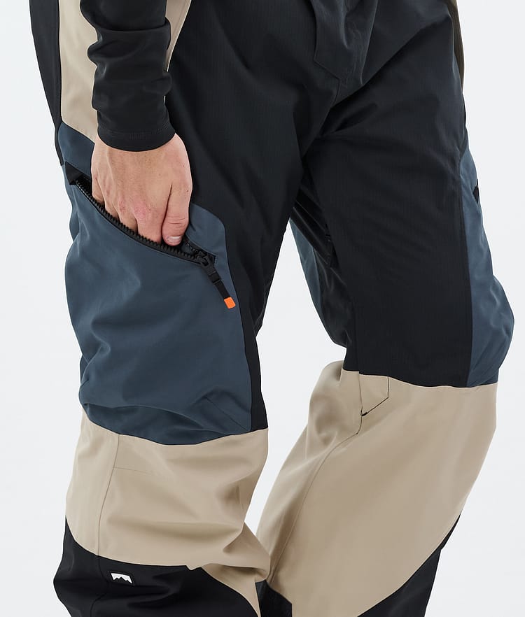 Dozer Pantalon de Ski Homme Metal Blue/Black/Sand, Image 7 of 7