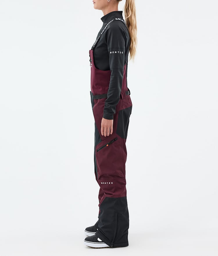 Montec Dozer W Snowboard Broek Dames Burgundy/Black, Image 3 of 7