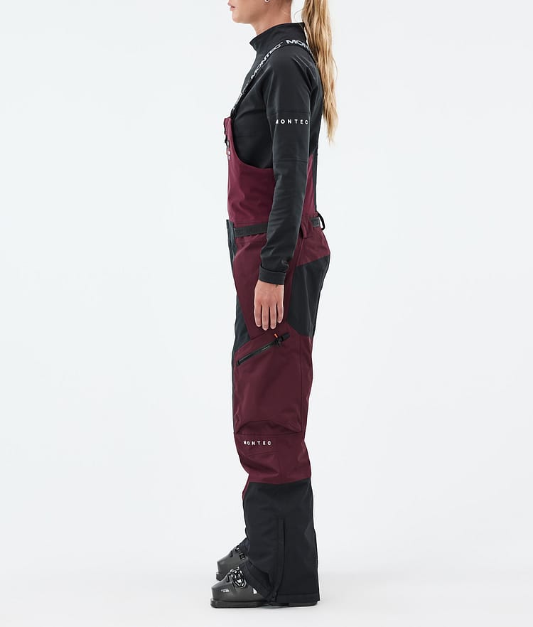 Montec Dozer W Ski Pants Women Burgundy/Black, Image 3 of 7