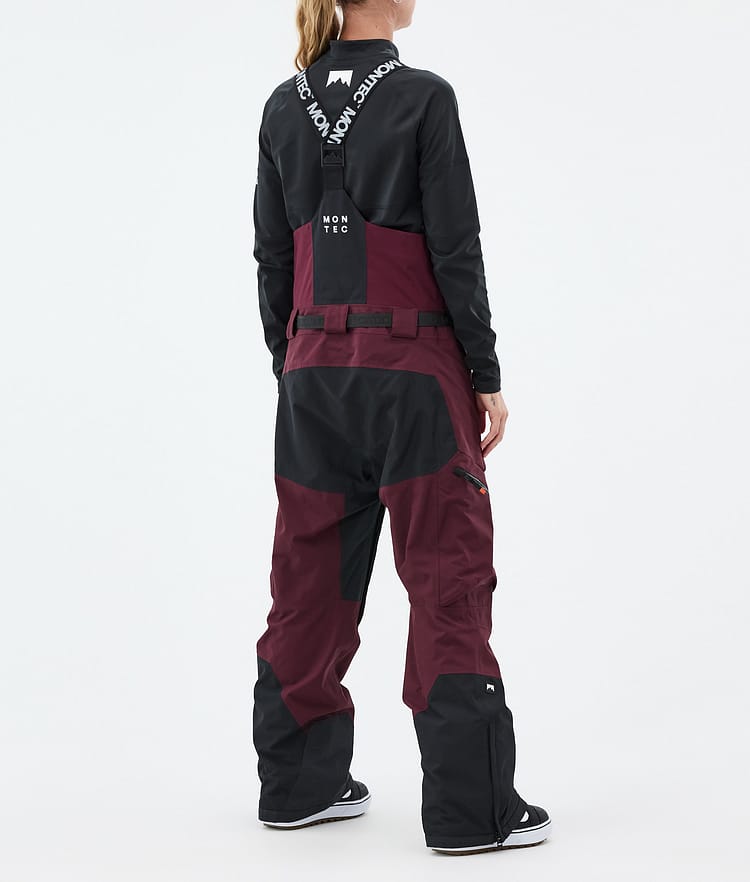Montec Dozer W Snowboard Broek Dames Burgundy/Black, Image 4 of 7