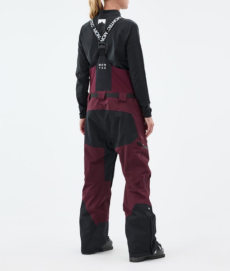 Montec Dozer W Ski Pants Women Burgundy/Black, Image 4 of 7