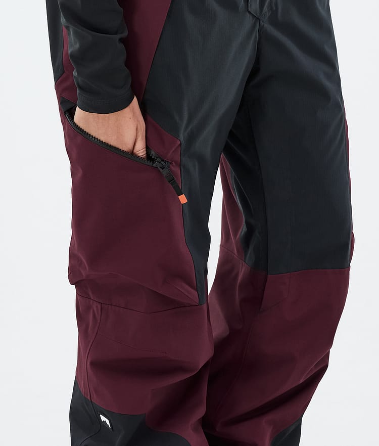 Montec Dozer W Ski Pants Women Burgundy/Black, Image 7 of 7