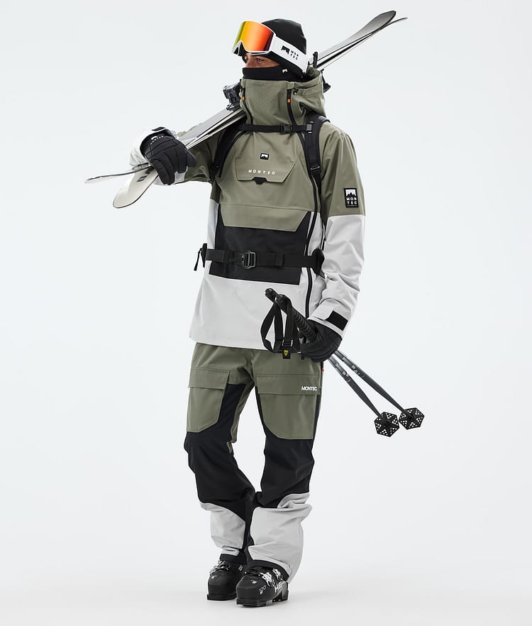 Montec Fawk Pantaloni Sci Uomo Greenish/Black/Light Grey, Image 2 of 7
