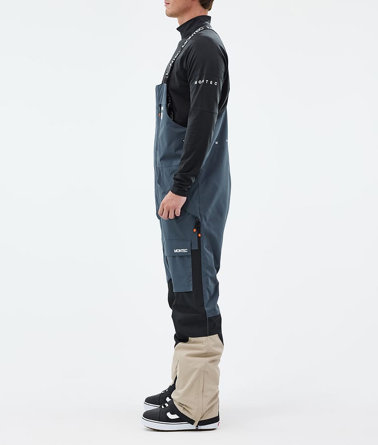 Fawk Snowboard Pants Men Metal Blue/Black/Sand, Image 3 of 7