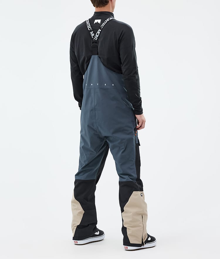 Fawk Snowboard Pants Men Metal Blue/Black/Sand, Image 4 of 7