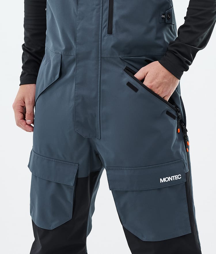 Fawk Snowboard Pants Men Metal Blue/Black/Sand, Image 5 of 7
