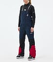 Montec Fawk W Snowboard Pants Women Dark Blue/Black/Deep Red
