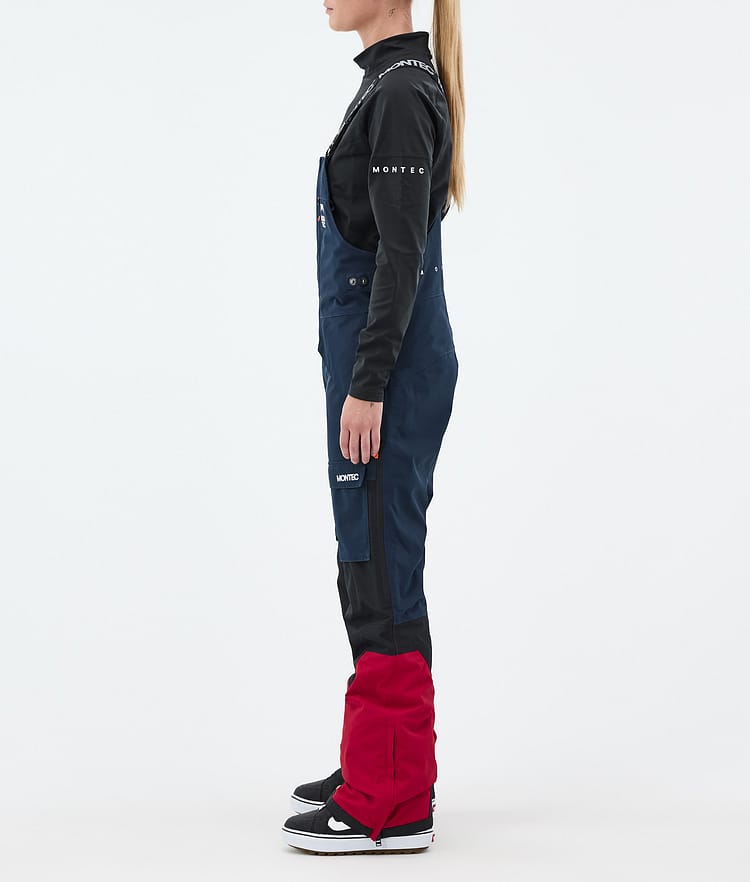 Montec Fawk W Snowboard Pants Women Dark Blue/Black/Deep Red, Image 3 of 7