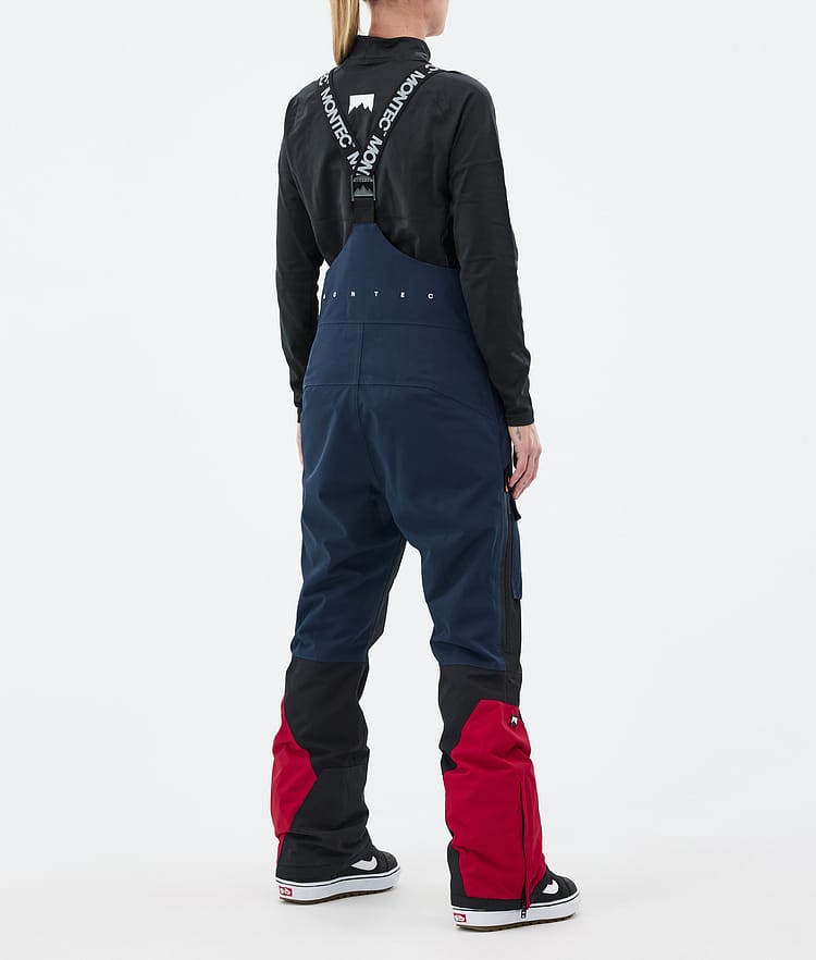 Montec Fawk W Snowboard Pants Women Dark Blue/Black/Deep Red, Image 4 of 7