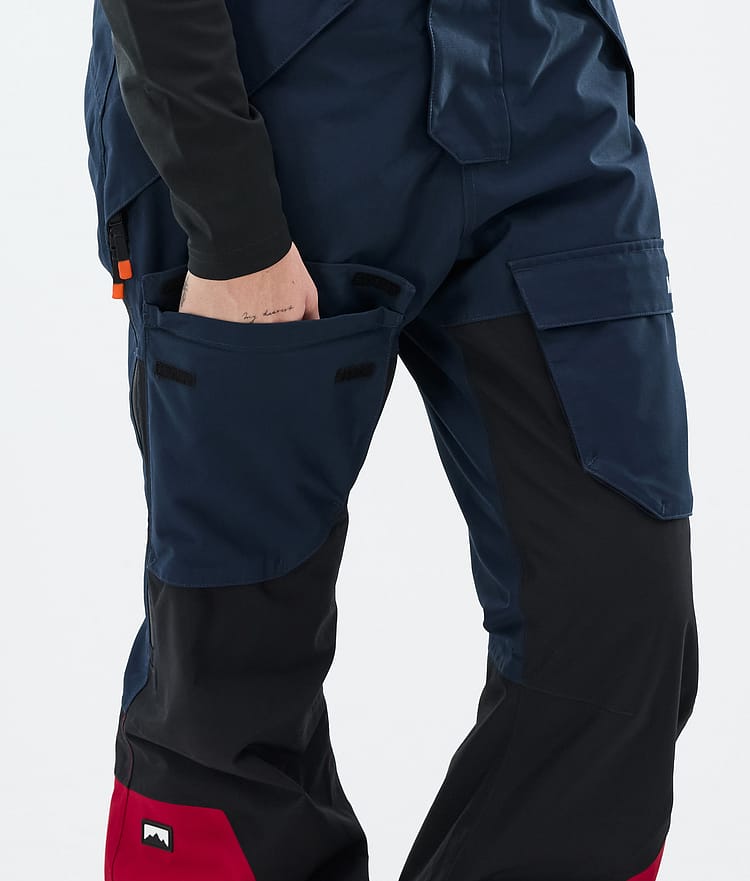 Montec Fawk W Snowboard Pants Women Dark Blue/Black/Deep Red, Image 7 of 7