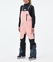 Montec Fawk W Snowboard Pants Women Soft Pink/Black/Metal Blue