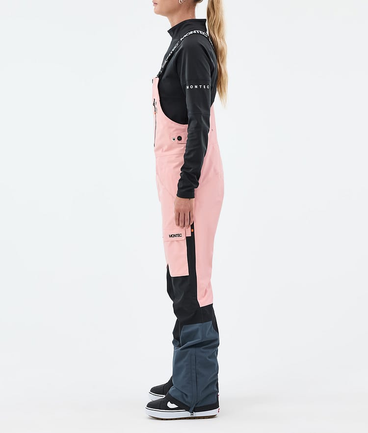 Montec Fawk W Snowboard Pants Women Soft Pink/Black/Metal Blue Renewed, Image 4 of 8