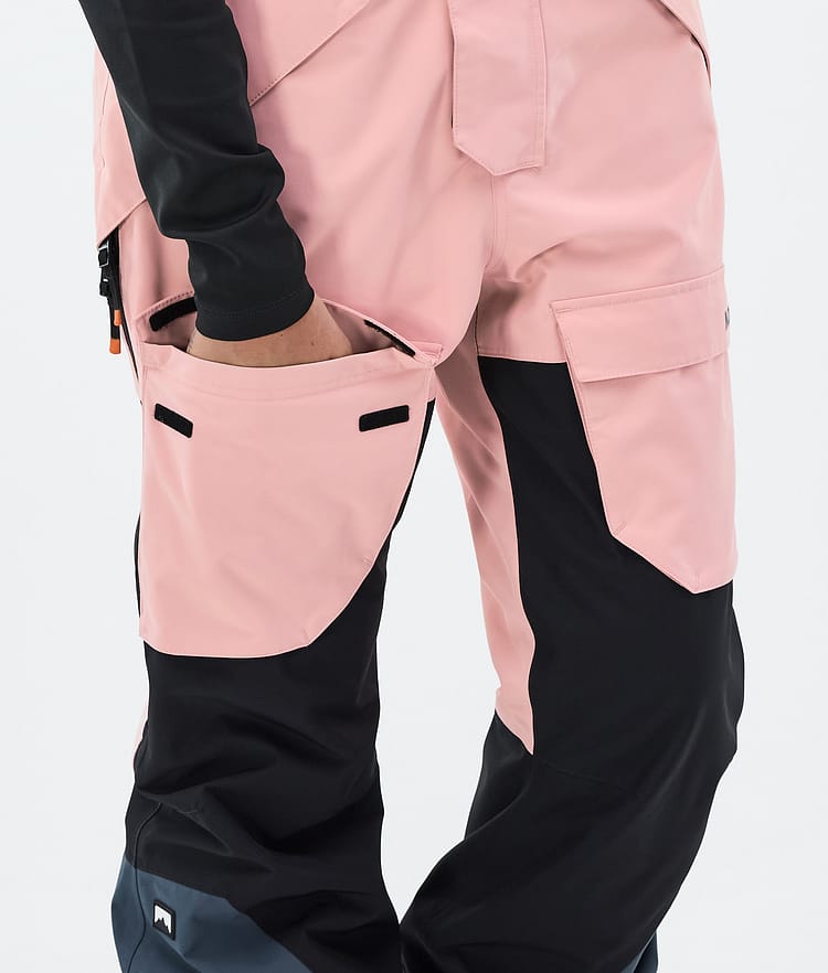 Montec Fawk W Ski Pants Women Soft Pink/Black/Metal Blue, Image 8 of 8