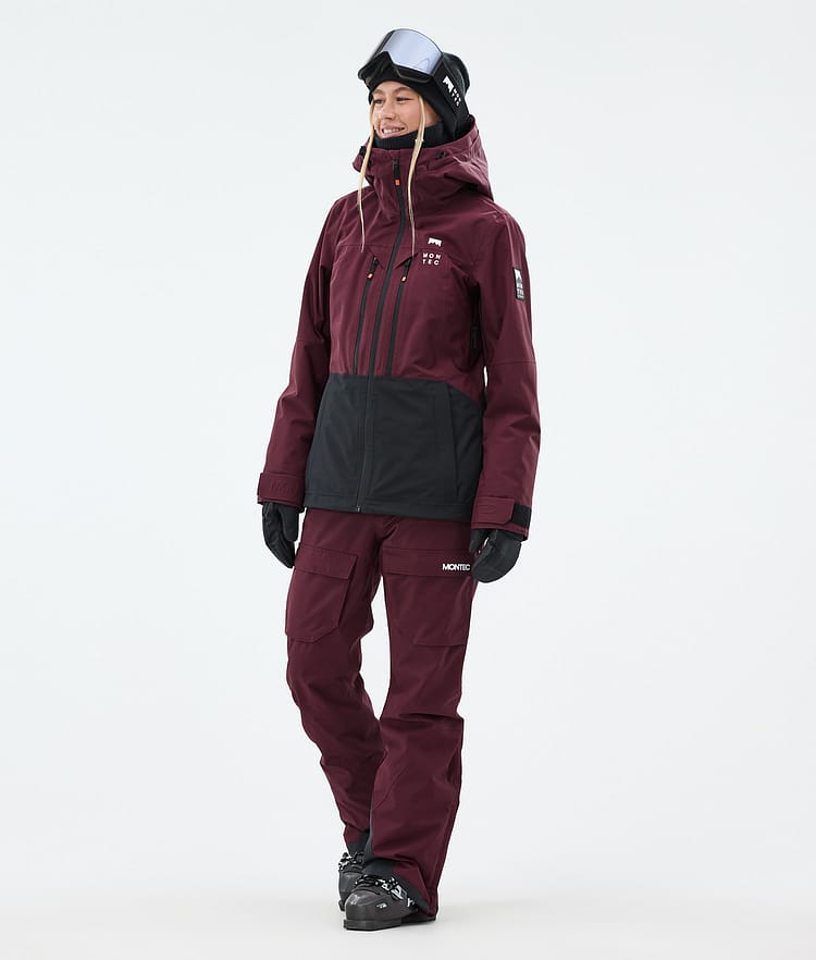 Kirin W Ski Pants Women Burgundy, Image 2 of 7