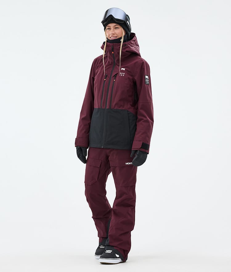 Montec Kirin W Snowboard Pants Women Burgundy Renewed, Image 2 of 6