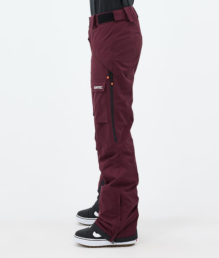 Montec Kirin W Snowboard Pants Women Burgundy Renewed, Image 3 of 6