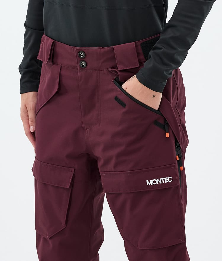 Kirin W Ski Pants Women Burgundy, Image 6 of 7