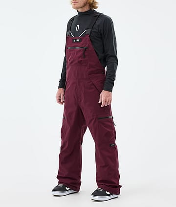 Dope Vertex Snowboard Pants Burgundy Renewed