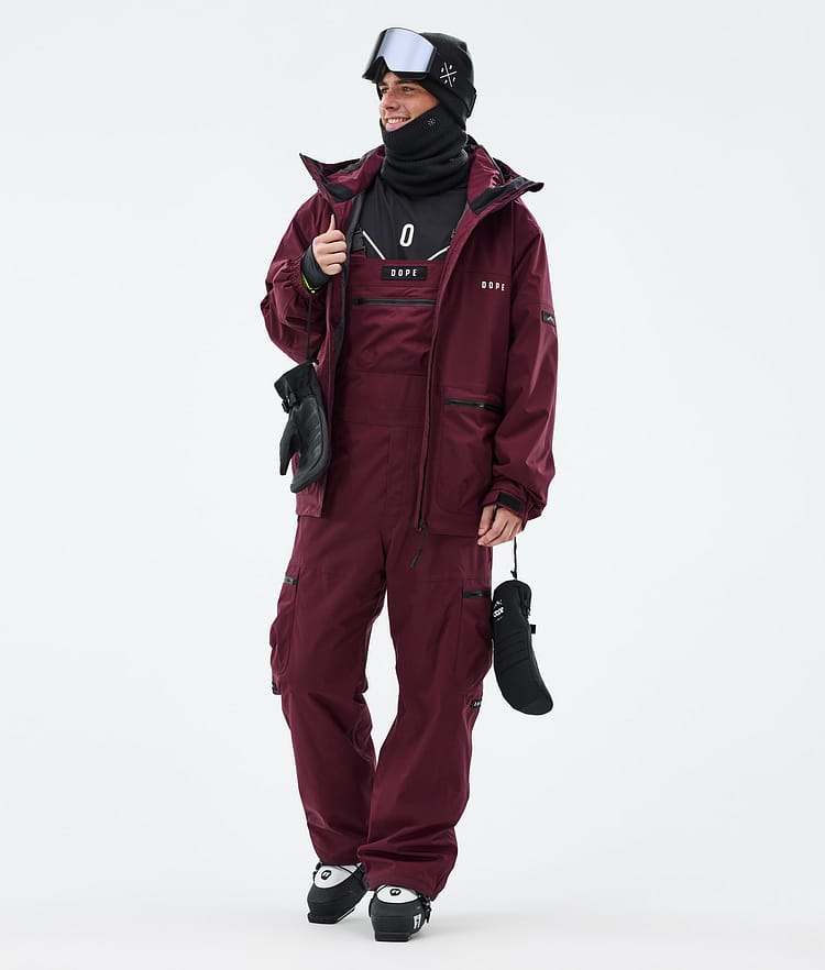Dope Vertex Pantaloni Sci Uomo Burgundy, Image 2 of 7