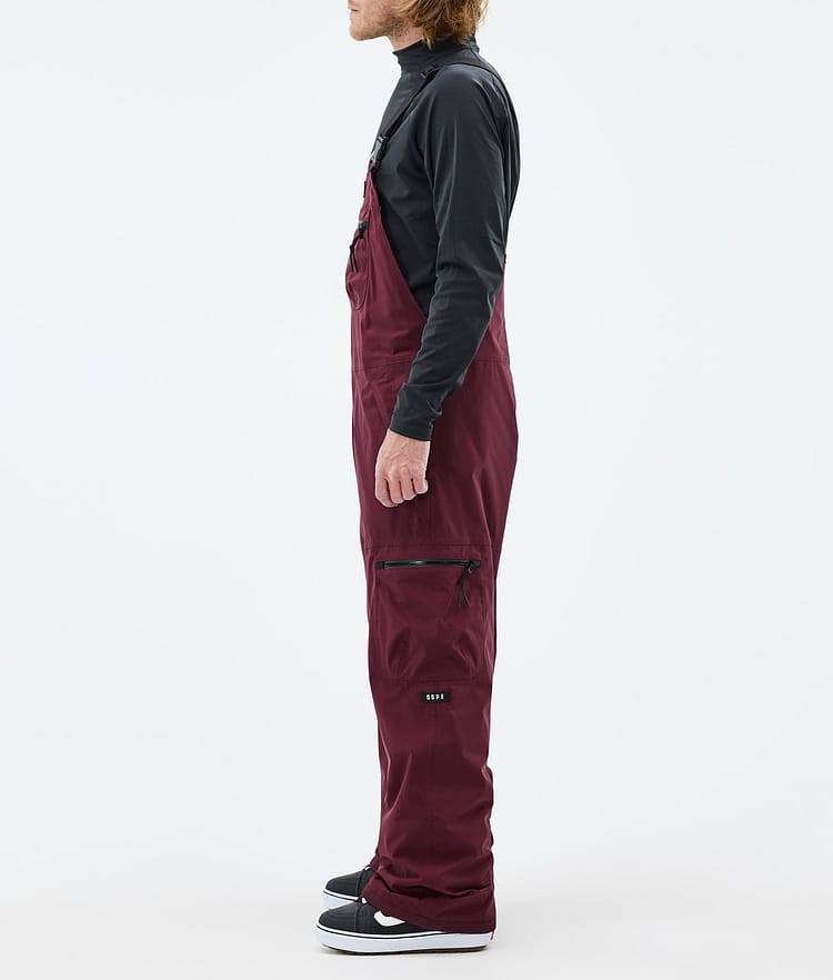 Dope Vertex Snowboard Pants Men Burgundy Renewed, Image 3 of 7