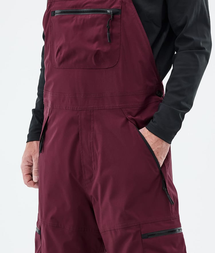 Dope Vertex Snowboard Pants Men Burgundy Renewed, Image 5 of 7