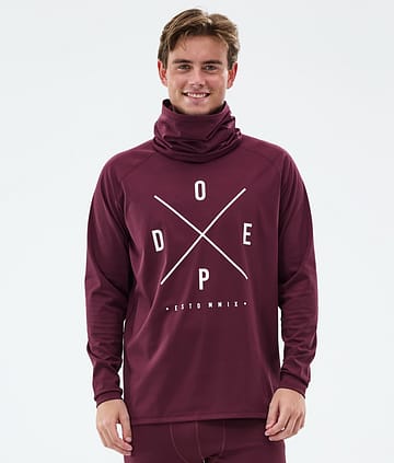 Dope Snuggle Base Layer Top Burgundy