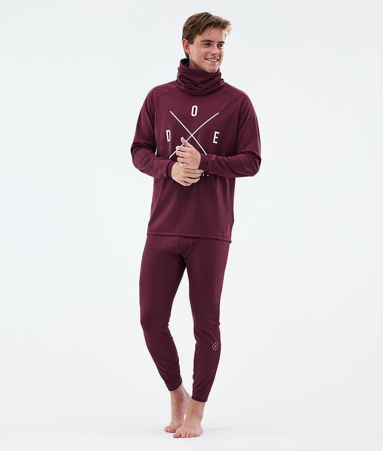 Dope Snuggle Base Layer Top Men 2X-Up Burgundy, Image 3 of 7