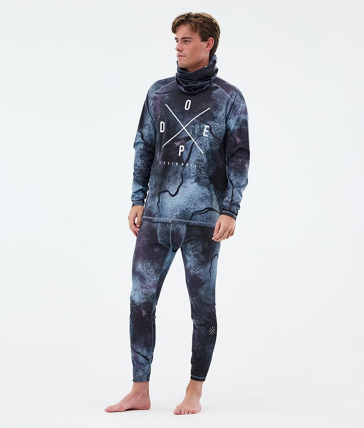 Dope Snuggle Top Termiczny Mężczyźni 2X-Up Jungle Purple, Image 3 of 7