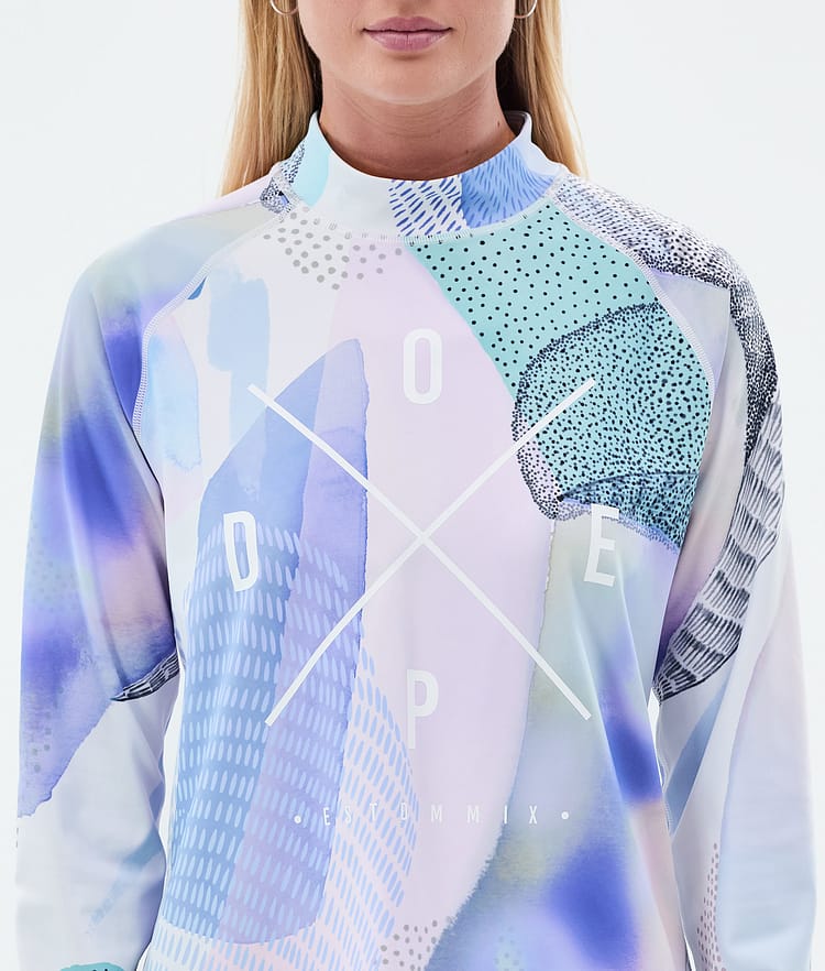 Dope Snuggle W Base Layer Top Women 2X-Up Mist, Image 6 of 7