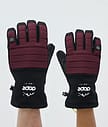Dope Ace Ski Gloves Men Burgundy