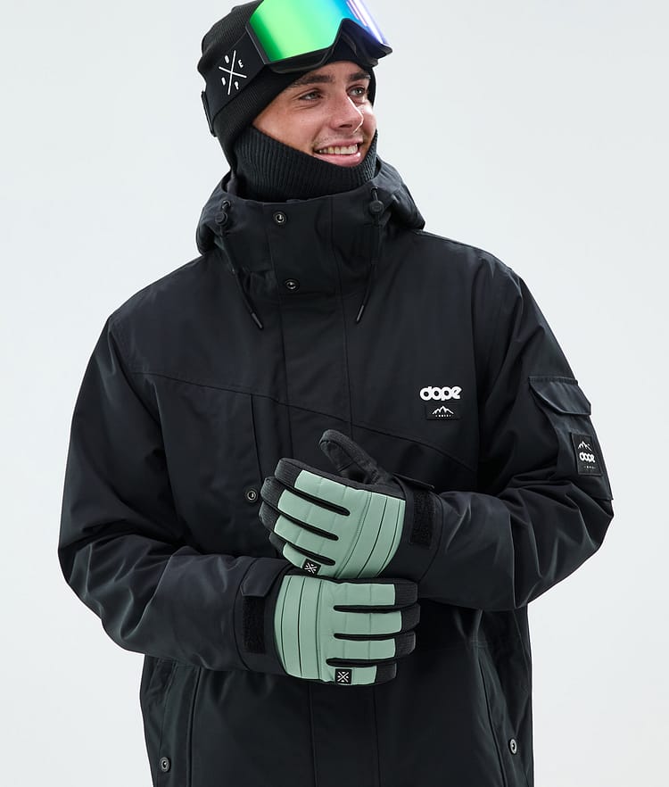 Dope Ace Ski Gloves Faded Green, Image 4 of 4