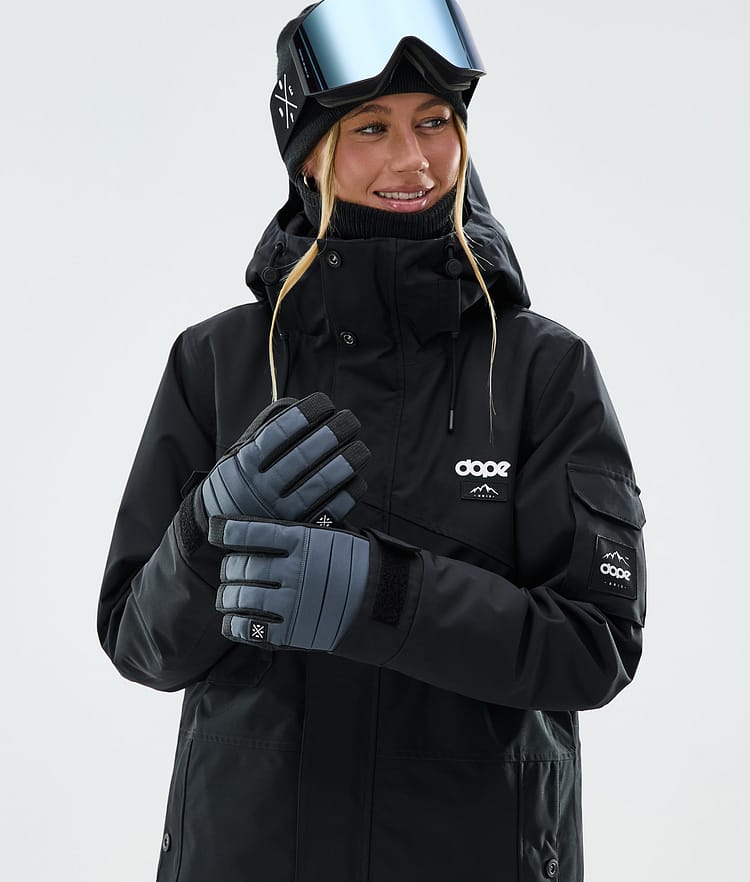 Dope Ace Ski Gloves Metal Blue, Image 4 of 4