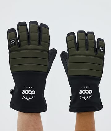 Dope Ace Ski Gloves Olive Green