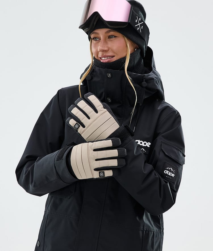 Dope Ace Ski Gloves Sand, Image 4 of 4