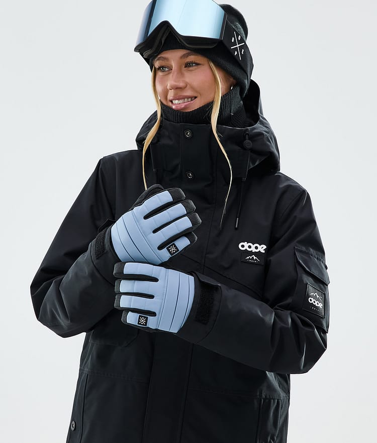 Dope Ace Ski Gloves Light Blue, Image 4 of 4