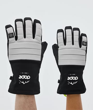 Dope Ace Ski Gloves Light Grey