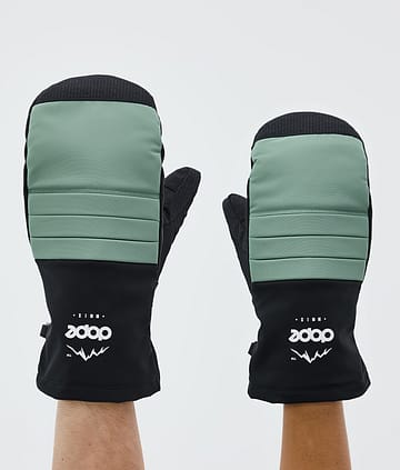 Dope Ace Snow Mittens Faded Green