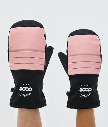 Dope Ace Snow Mittens Soft Pink
