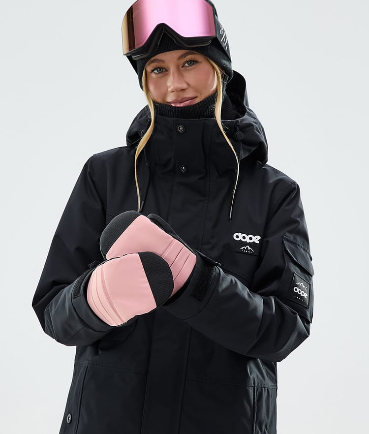 Dope Ace Snow Mittens Soft Pink, Image 3 of 4