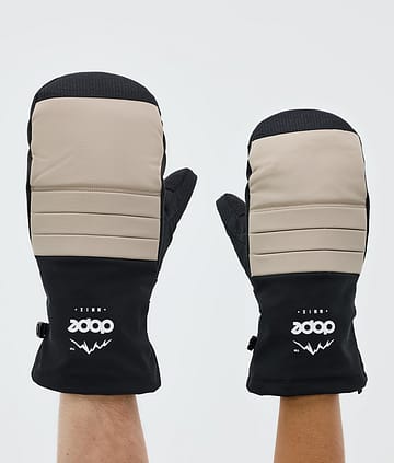 Dope Ace Snow Mittens Sand