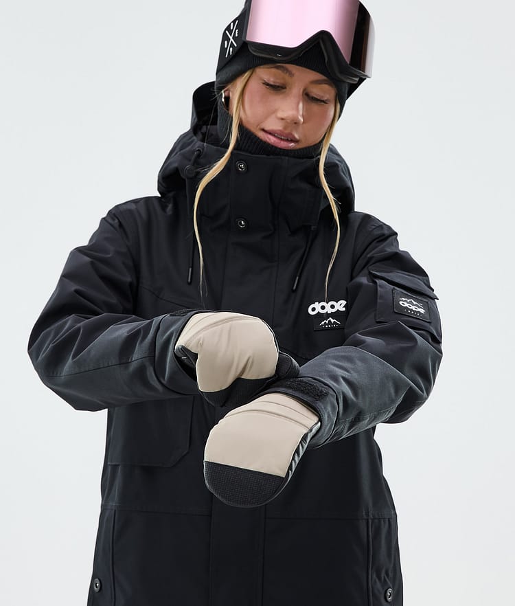 Dope Ace Snow Mittens Sand, Image 4 of 4